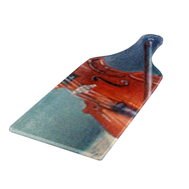 Tabla De Cortar Violín/Violin (Borde)