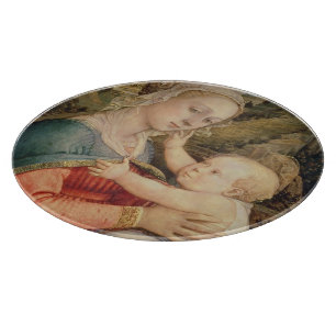 Tabla De Cortar Virgen y niño, c.1465