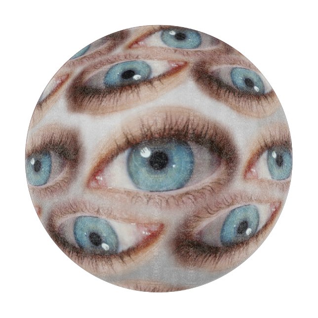 Tabla De Cortar Visión psicodélica: Ilusión ocular abstracta (Anverso)