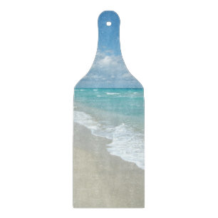 Tabla De Cortar Vista de playa de relajación extrema
