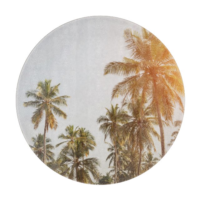 Tabla De Cortar Vista panorámica de Palm Beach (Anverso)