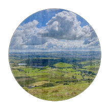 Vistas tranquilas desde Pendle Hill...