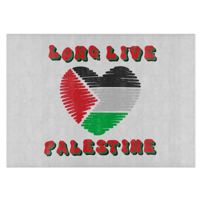Tabla De Cortar Viva Palestina (Anverso)