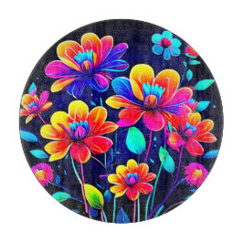 Tabla De Cortar Vivid Floral Bouquet