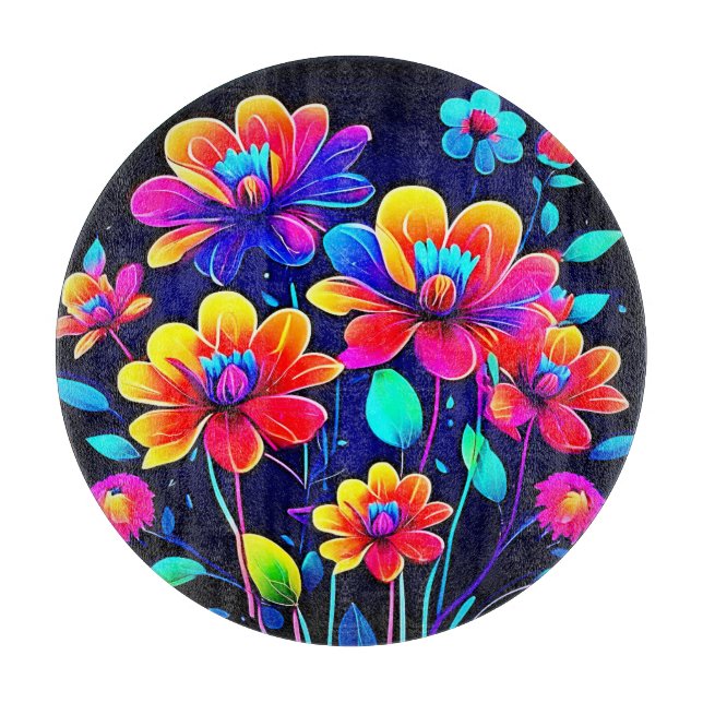 Tabla De Cortar Vivid Floral Bouquet (Anverso)