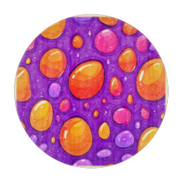 Tabla De Cortar Vivid Raindrop Personalizado Art