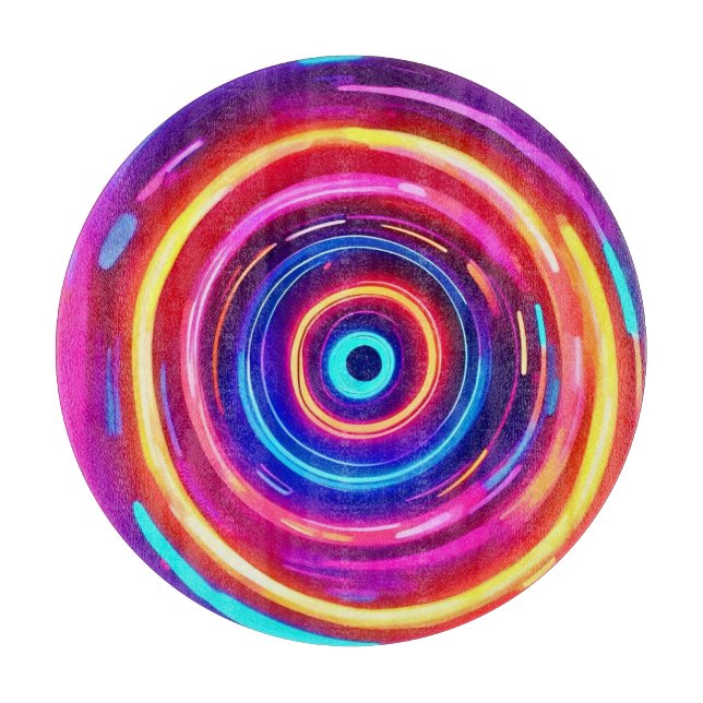 Tabla De Cortar Vórtice de luz brillante (Anverso)