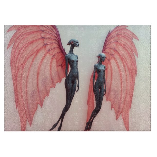 Tabla De Cortar „Wächterinnen der Zwischenwelt“   (Anverso)