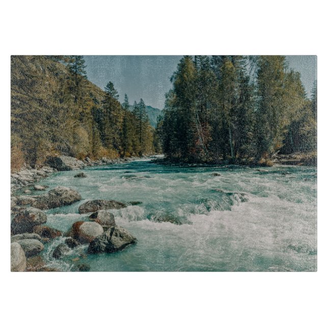 Tabla De Cortar Water | Kucherla River, Altai Mountains (Anverso)