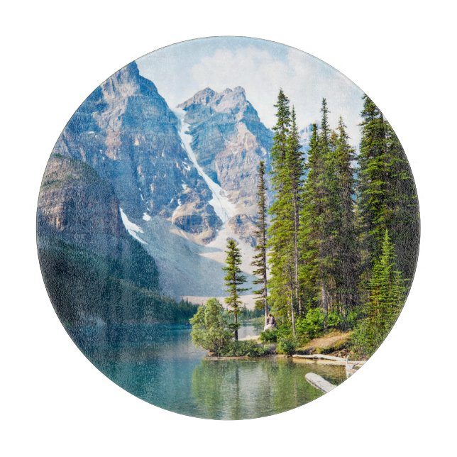 Tabla De Cortar Water | Moraine Lake, Canada (Anverso)