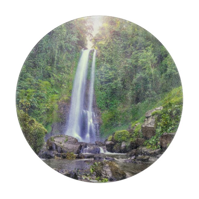 Tabla De Cortar Waterfalls | Bali, Indonesia (Anverso)