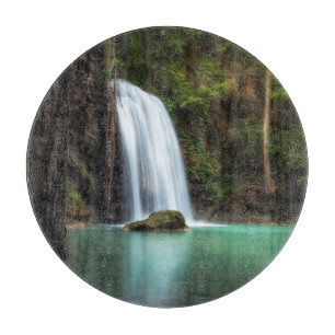 Tabla De Cortar Waterfalls Erawan Waterfall, Thailand