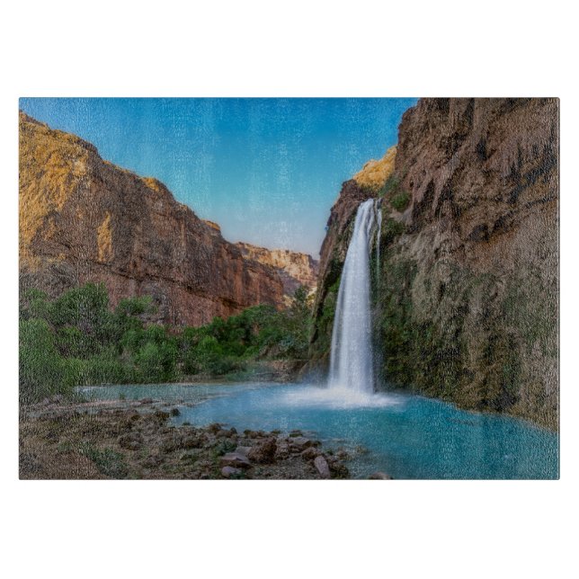 Tabla De Cortar Waterfalls | Havasu Falls at Sunset (Anverso)