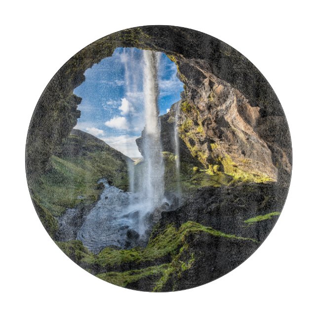 Tabla De Cortar Waterfalls | Icelandic Waterfall (Anverso)