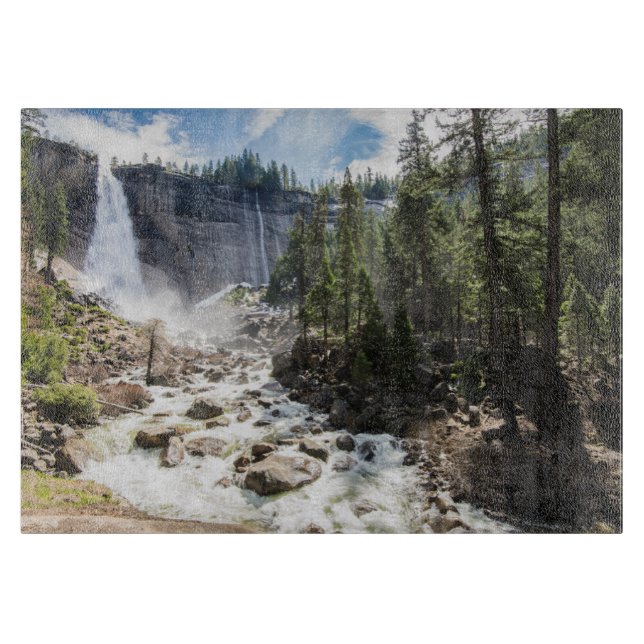 Tabla De Cortar Waterfalls | Nevada Fall, Yosemite, CA (Anverso)