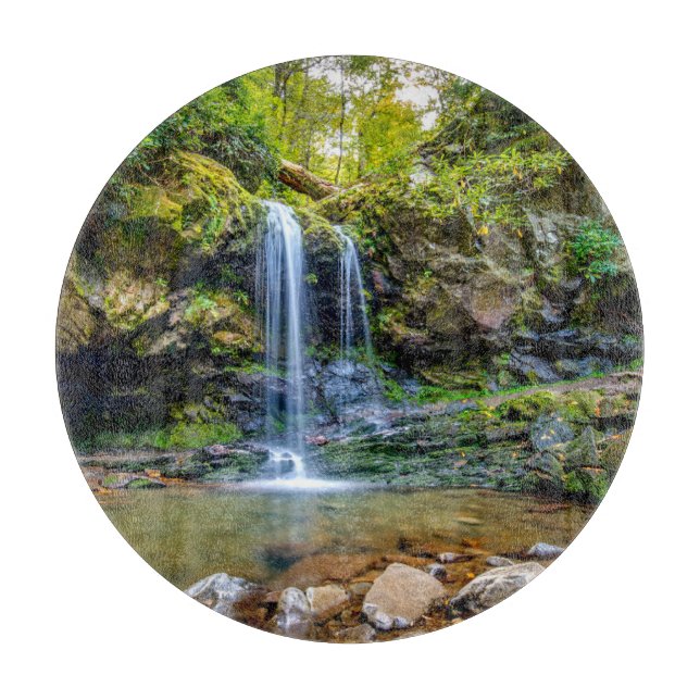 Tabla De Cortar Waterfalls | Smokey Mountain National Park (Anverso)
