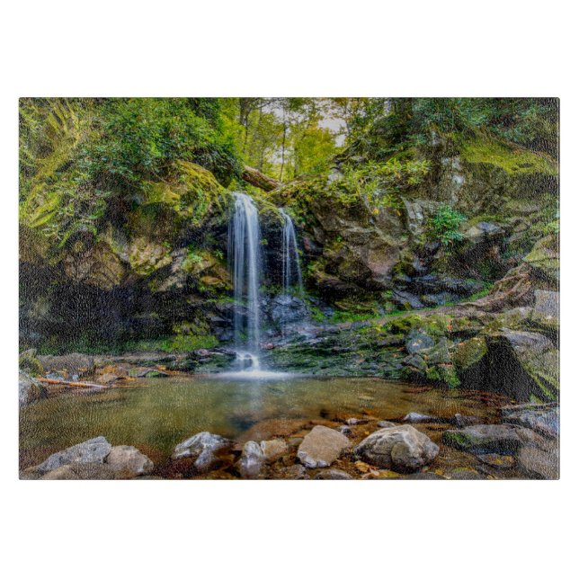Tabla De Cortar Waterfalls | Smokey Mountain National Park (Anverso)