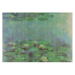 Tabla De Cortar Waterlilies de Claude Monet, impresionismo del