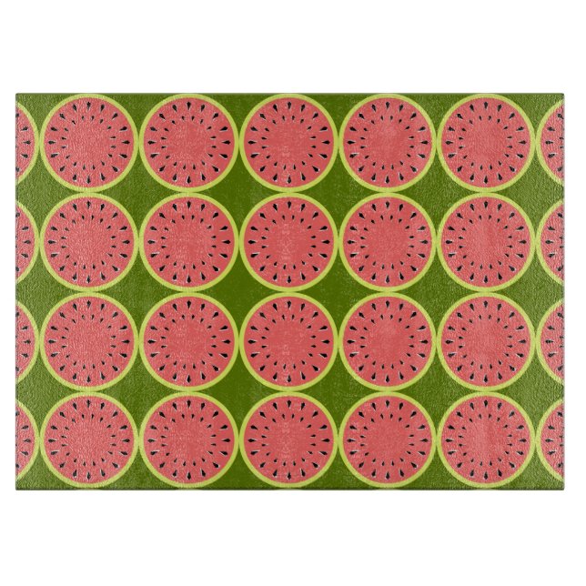 Tabla de cortar Watermelon Pink Multi (Anverso)