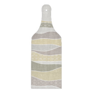 Tabla De Cortar Wave curvada verde cálida rosa amarillo amarillo c