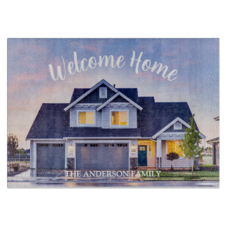 Tabla De Cortar Welcome Home Personalized Keepsake