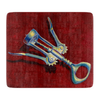 Tabla De Cortar Whimsical Corkscrew Cutting Board