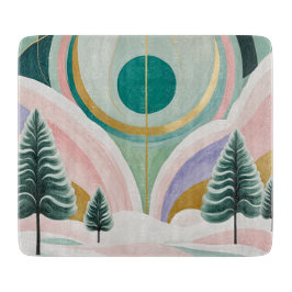 Tabla De Cortar Whimsical Winter Dreamscape