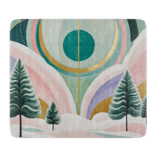 Tabla De Cortar Whimsical Winter Dreamscape