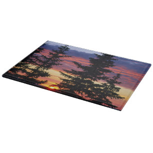 Tabla De Cortar WILDERNESS HUSTON PARK, WYOMING. EE.UU.Pícea