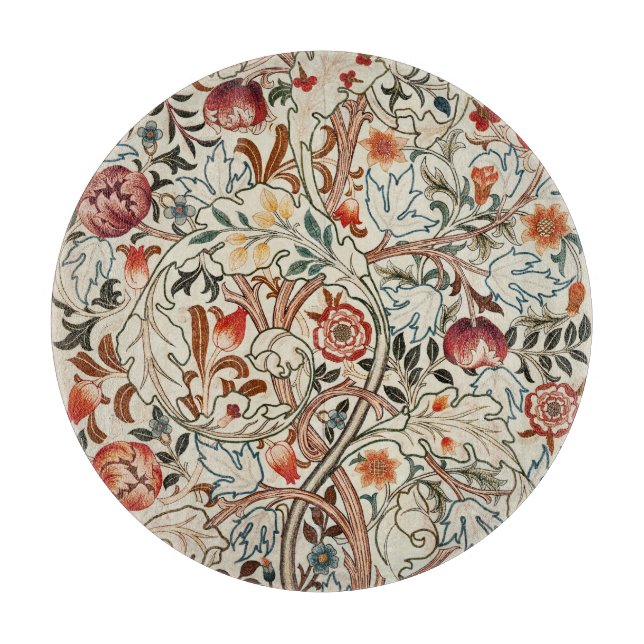 Tabla De Cortar William Morris Ancanthus Portiere Design (Anverso)