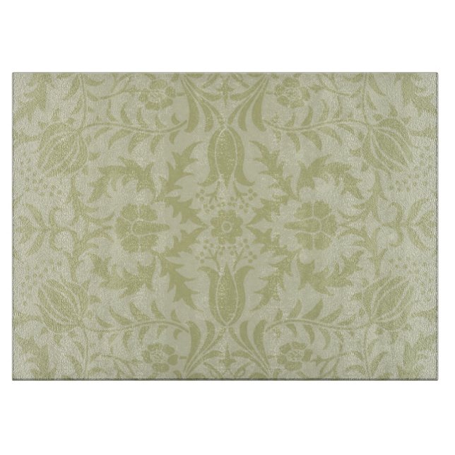 Tabla De Cortar William Morris Borage Boda Soft Green (Anverso)