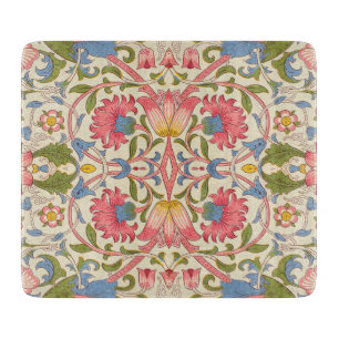 Tabla De Cortar William Morris Lodden Patrón Floral Pastel 
