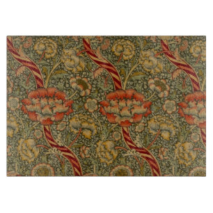 Tabla De Cortar William Morris Wandle English Floral Damask Design