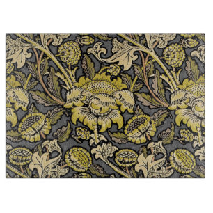 Tabla De Cortar William Morris Wey Floral Wallpaper