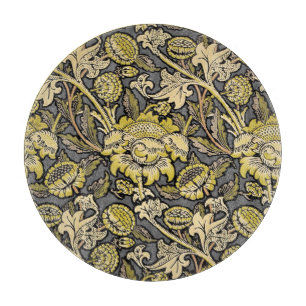 Tabla De Cortar William Morris Wey Floral Wallpaper