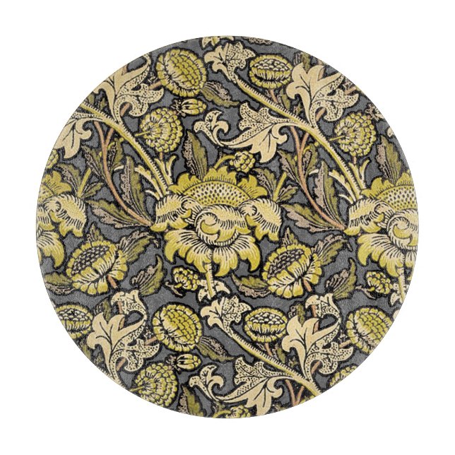 Tabla De Cortar William Morris Wey Floral Wallpaper (Anverso)
