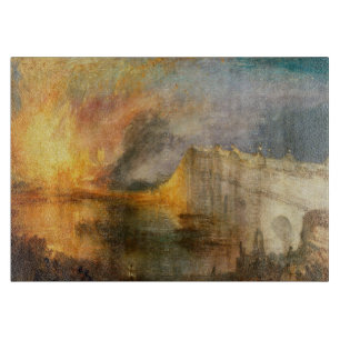 Tabla De Cortar William Turner - La quema del Parlamento