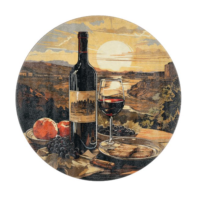 Tabla De Cortar Wine Lover's (Anverso)