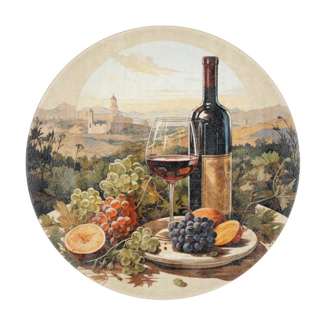 Tabla De Cortar Wine Lover's (Anverso)