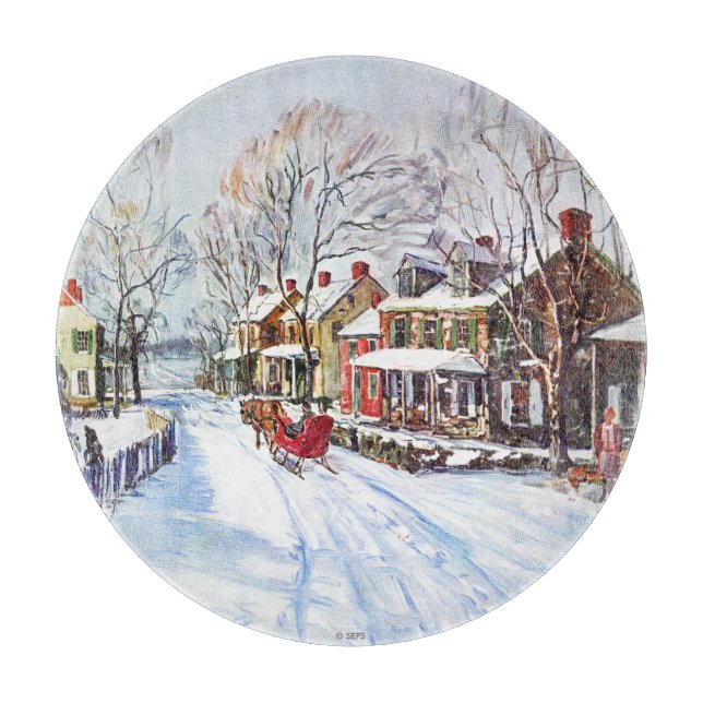 Tabla De Cortar Winter Wonderland (Anverso)