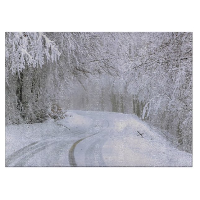Tabla De Cortar Winter Wonderland of Snow (Anverso)