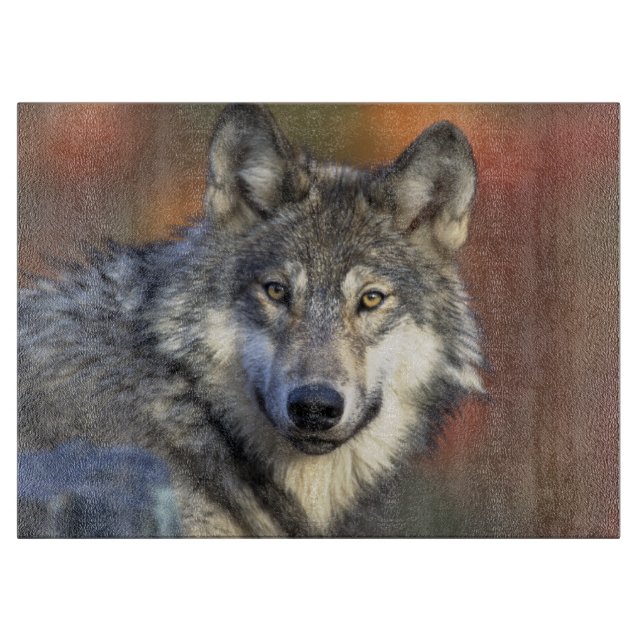 Tabla De Cortar Wolf Lovers Art (Anverso)
