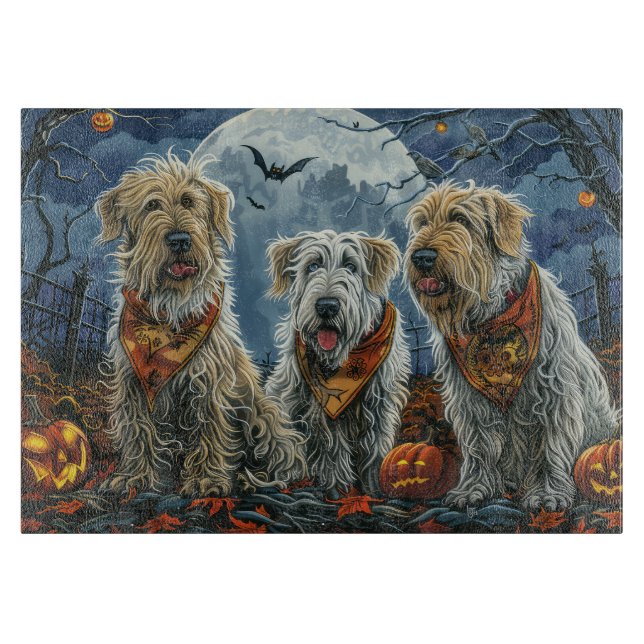 Tabla De Cortar Wolfhound Halloween Spooky (Anverso)