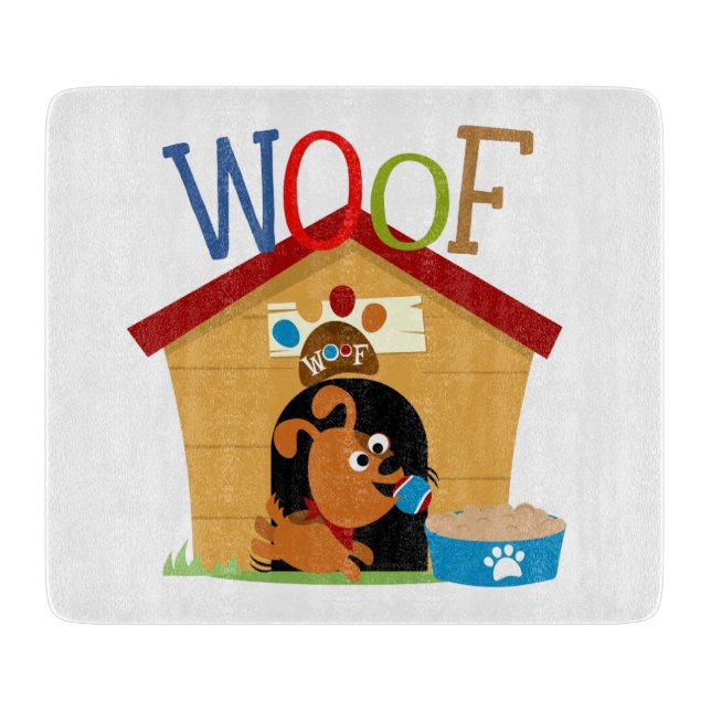 Tabla De Cortar Woof Dog (Anverso)