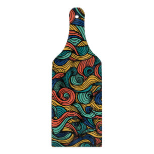 Tabla De Cortar Wool Topped paisley
