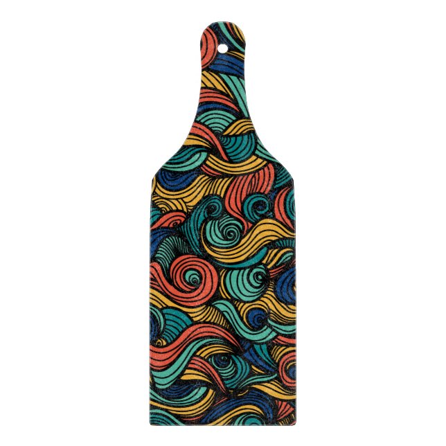 Tabla De Cortar Wool Topped paisley (Anverso)