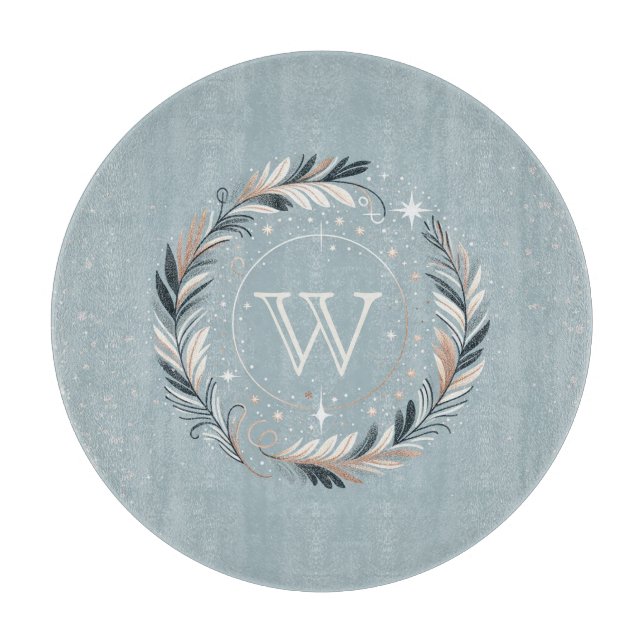 Tabla De Cortar Wreath de invierno encantado (Anverso)