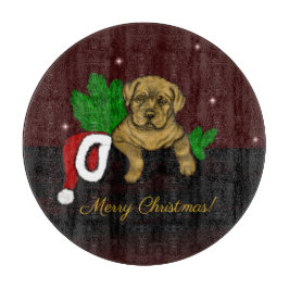 Tabla De Cortar XMas Puppy