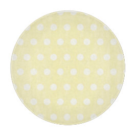Tabla De Cortar Yellow Poka Dots
