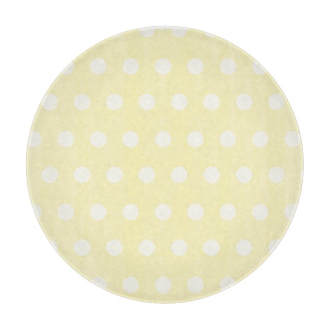 Tabla De Cortar Yellow Poka Dots (Anverso)